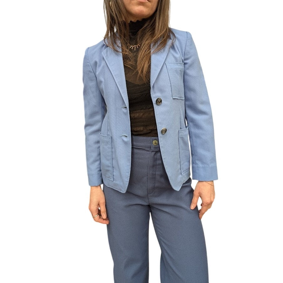 Vintage Baby Blue Blazer