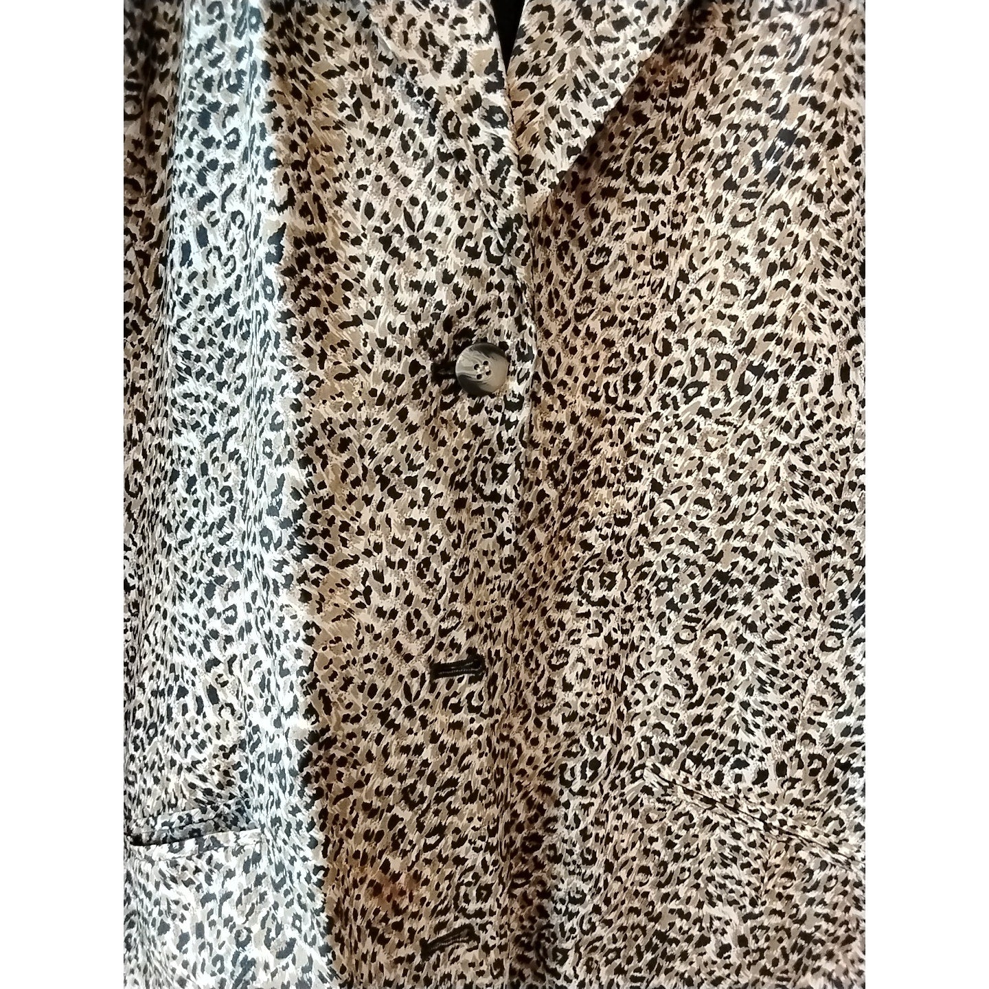 Anna and Frank Leopard Print Silk Jacket