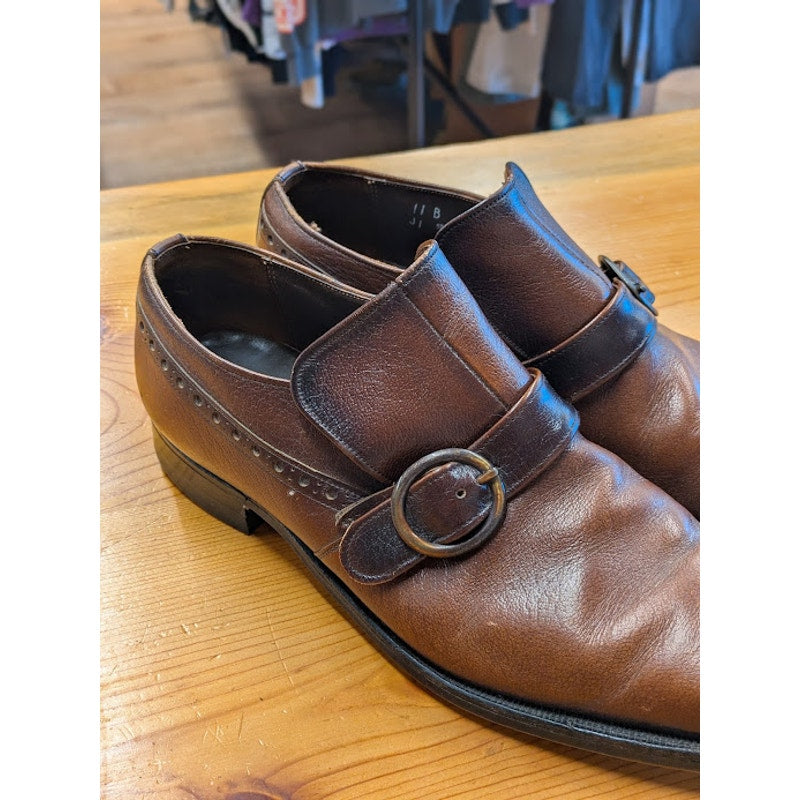 1970s Nunn Bush Brown Leather Dress Shoes