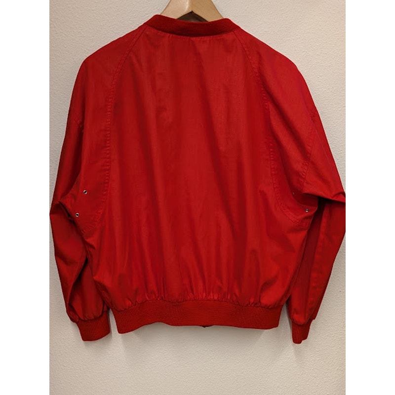 Red Vintage Brass Plum Windbreaker
