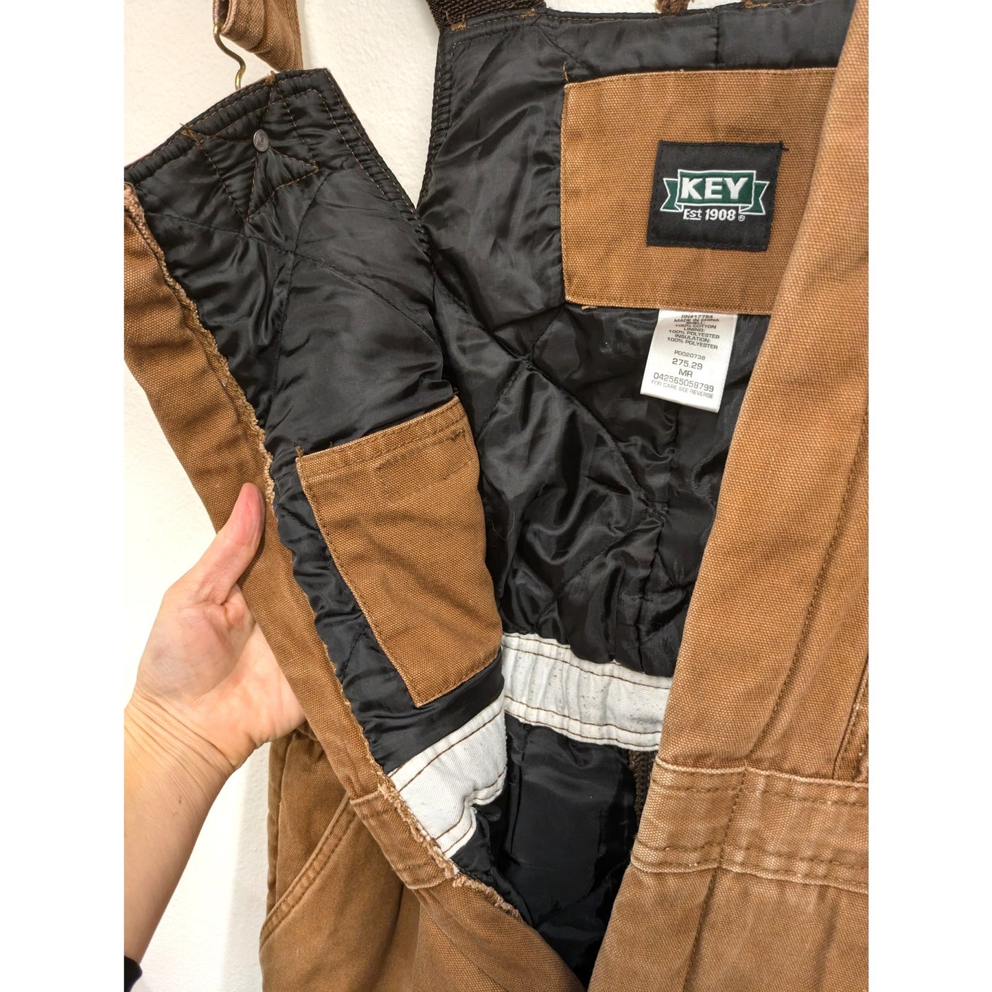 Brown KEY Workwear Overalls