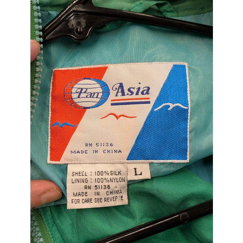 1990s Pan Asia SIlk and Nylon Track Suit
