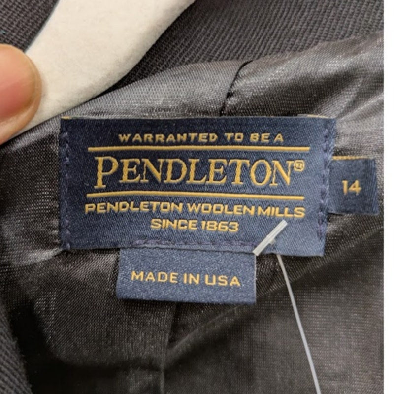 Pendleton Black Coat Dress