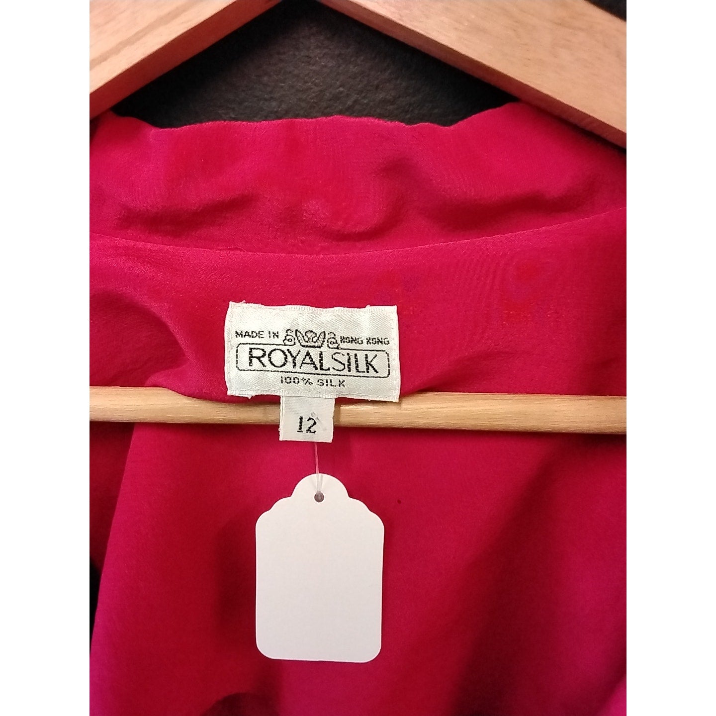 Royal Silk Raspberry Blouse