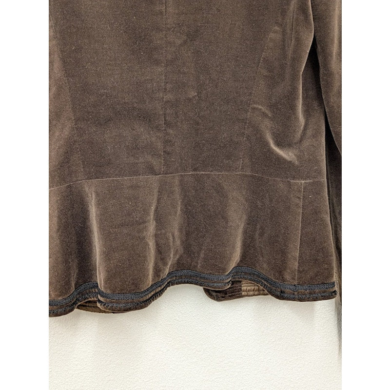 Vintage Ellen Tracy Brown Velvet Jacket