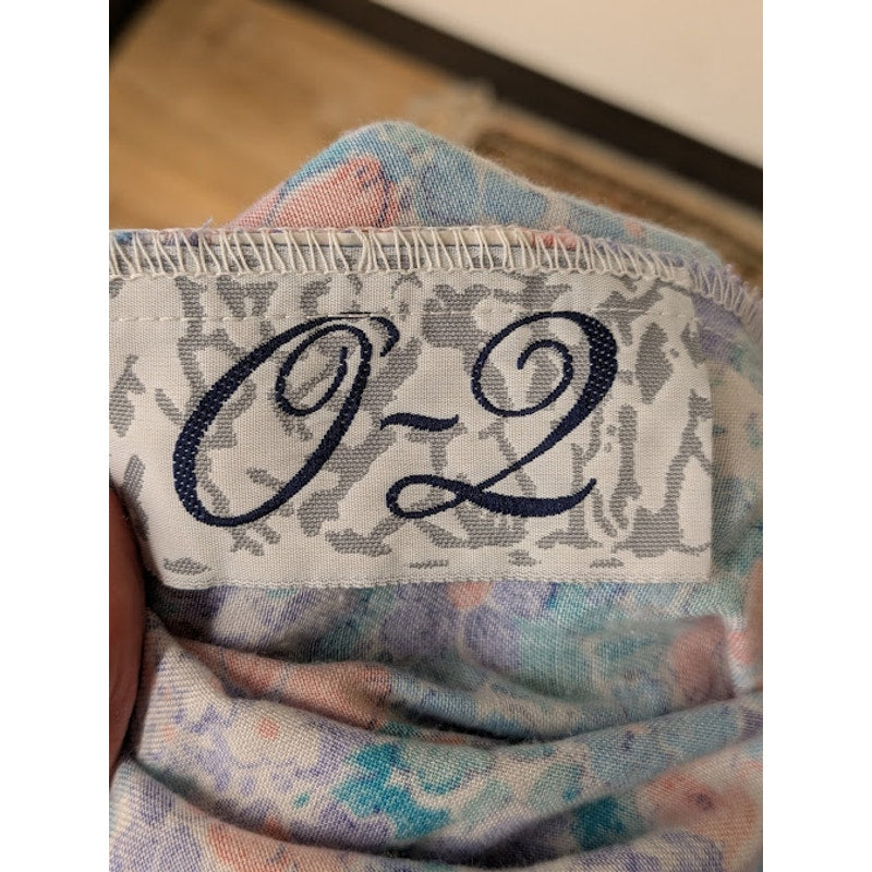 1990s blue floral Shorts