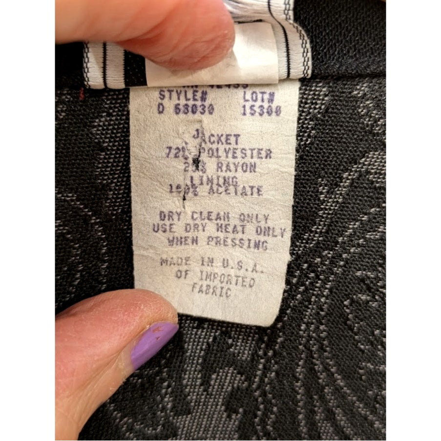 DJ&Co. Paisley Brocade Short Jacket