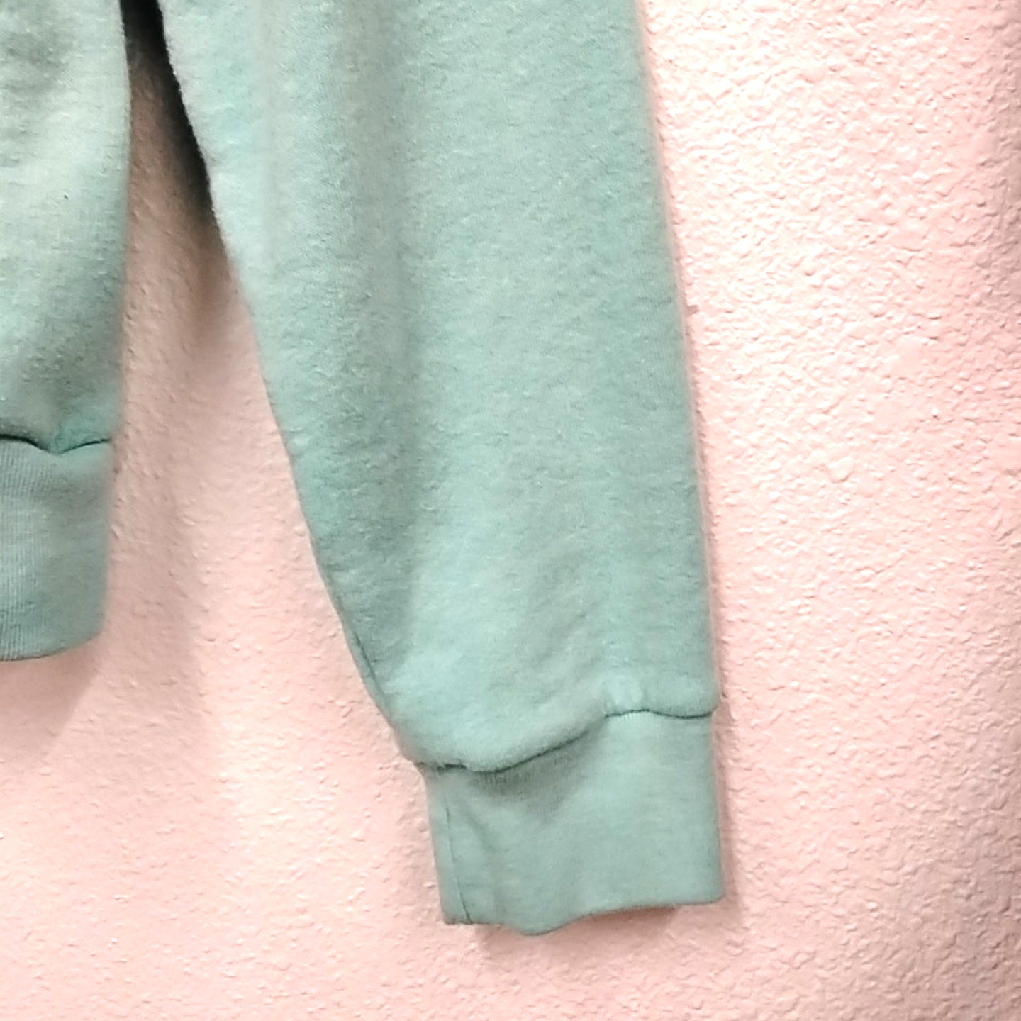Mint Green PINK Quarter Zip