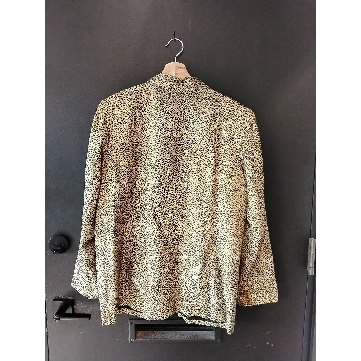 Anna and Frank Leopard Print Silk Jacket