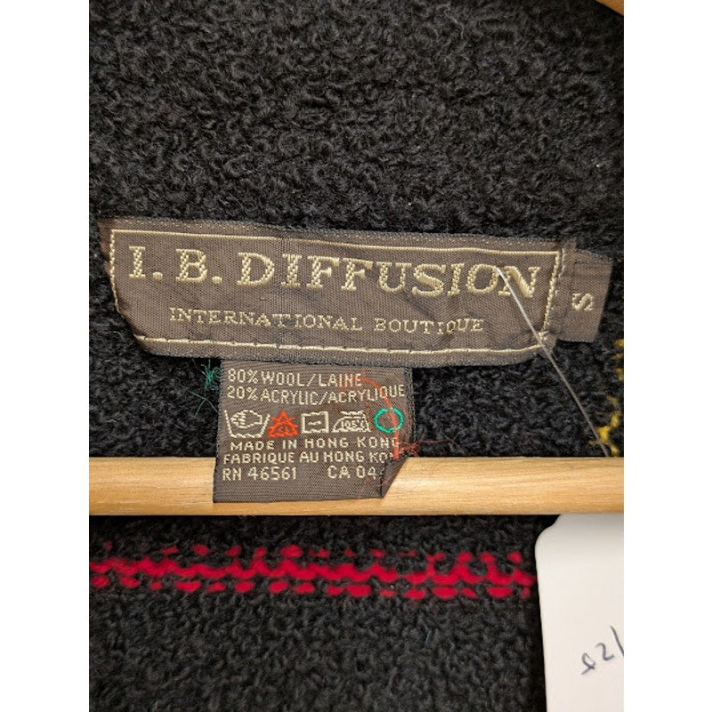 90s I.B. Diffusion Checkered Cardigan