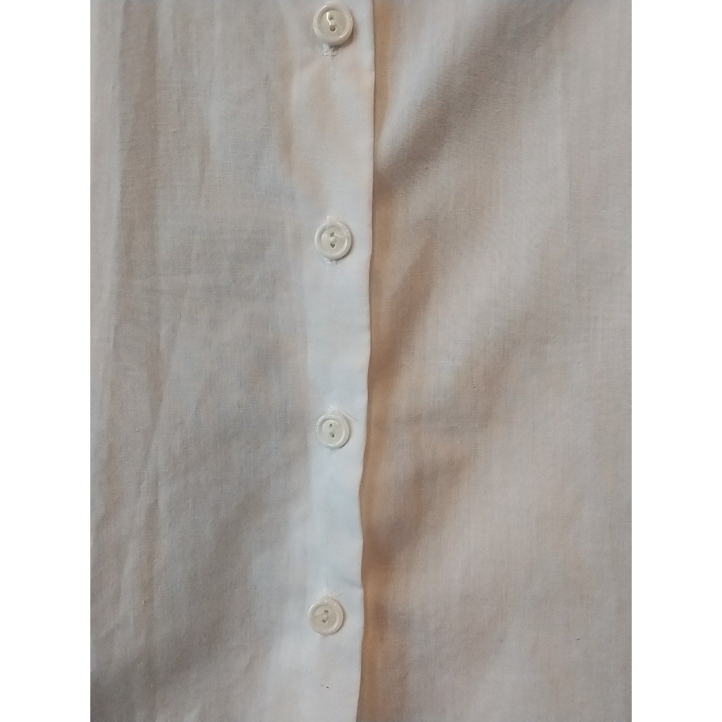 Pink & White Vintage Duck Soup Romper w/ Button Up Top