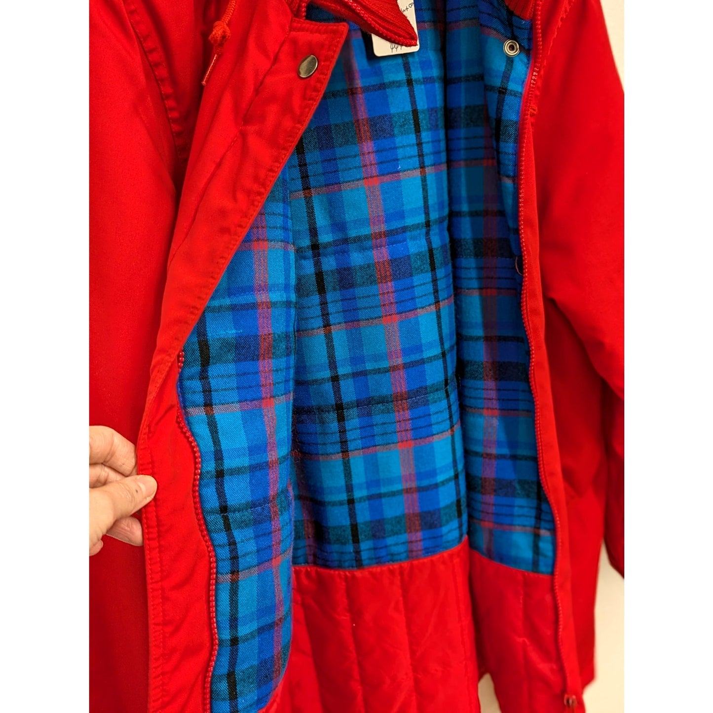 Red Windsor Bay Parka Coat