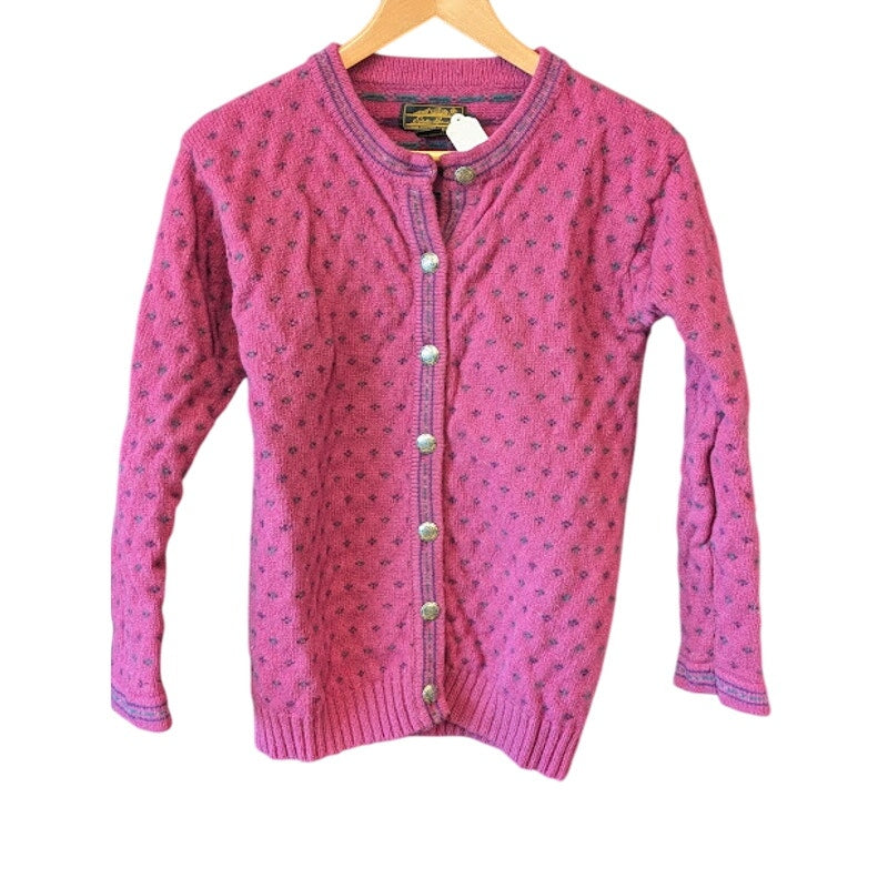 Eddie Bauer Pink Wool Cardigan