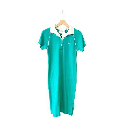 Vintage Teal Diane VonFurstenbag Polo Tee Dress
