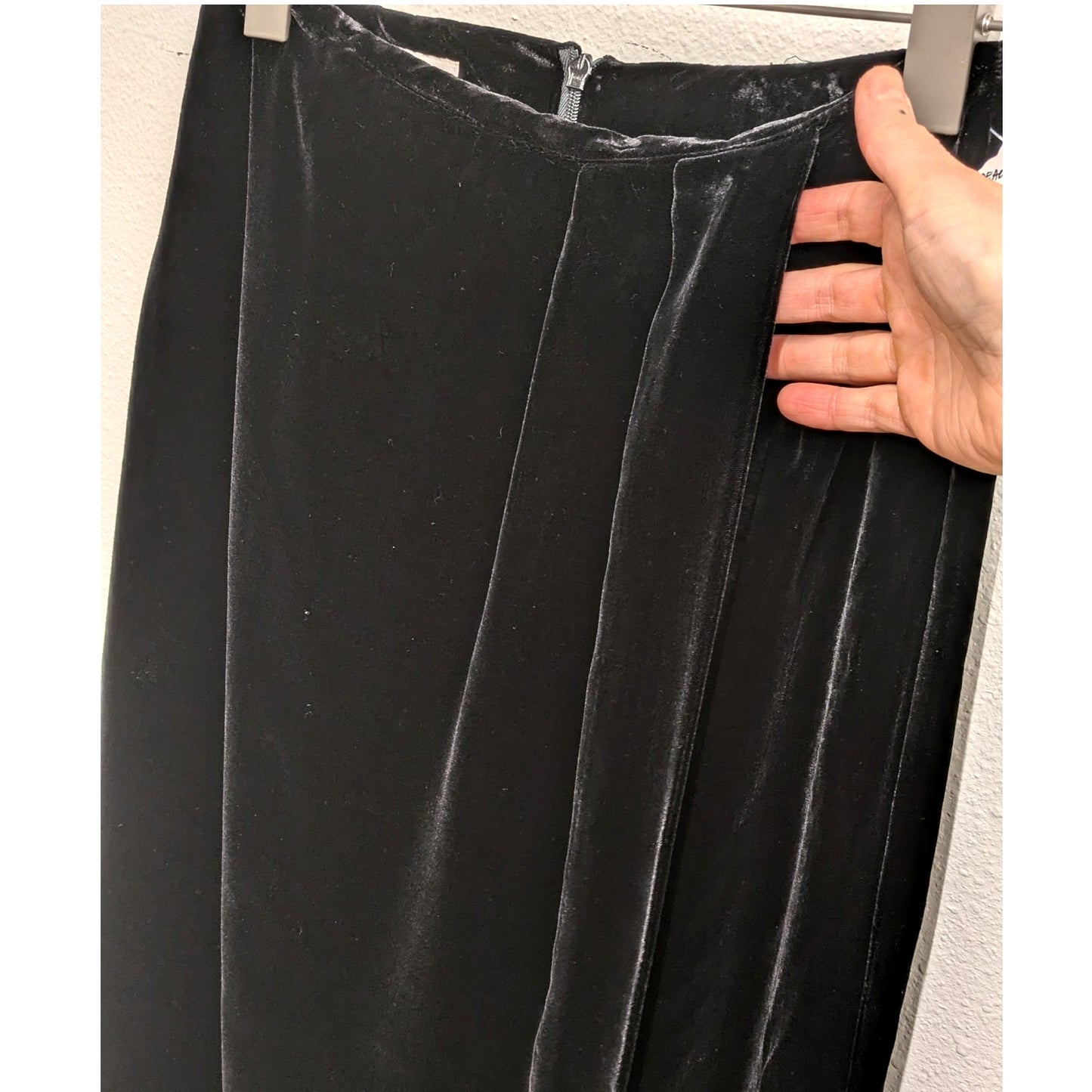 Vintage Eddie Bauer Velvet Midi Skirt