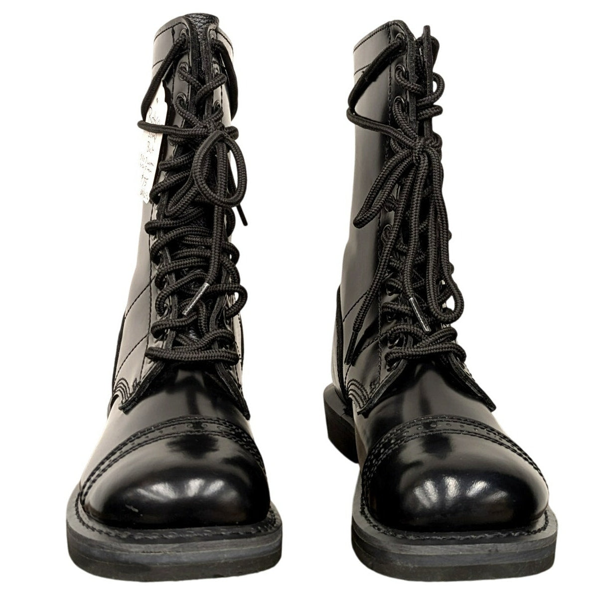Black Rothco Leather Jump Boots