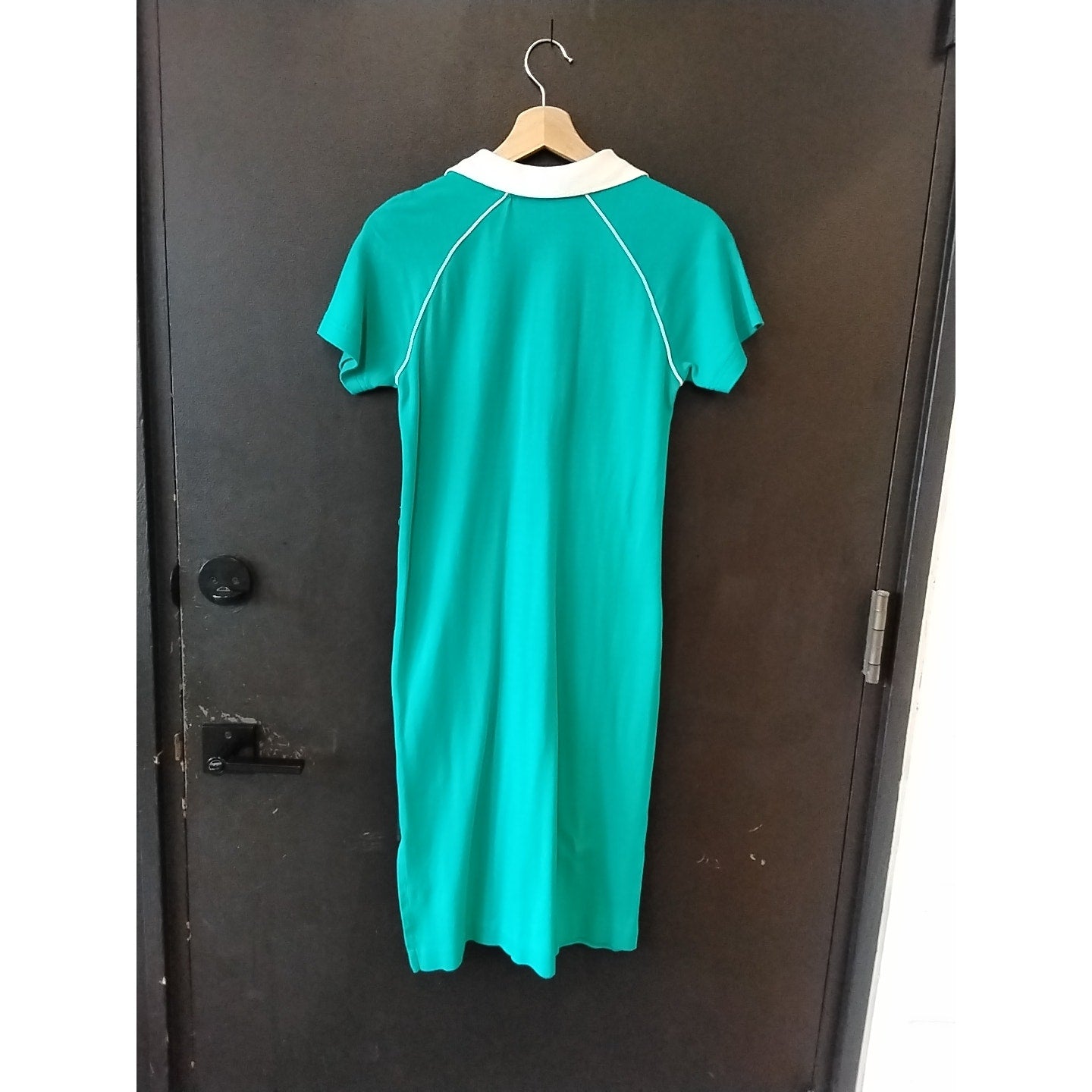 Vintage Teal Diane VonFurstenbag Polo Tee Dress