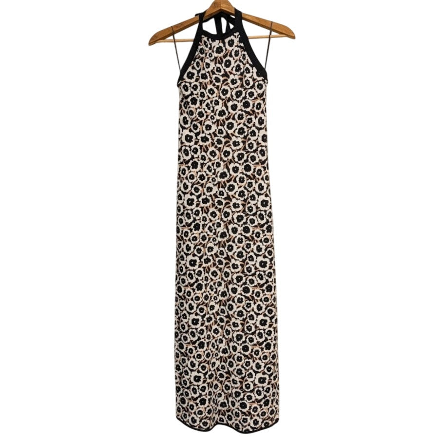 Diane Von Furstenberg Poppy Print Bodycon Maxi Dress