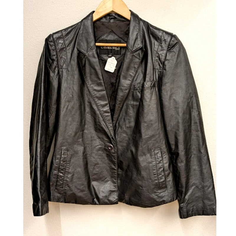 80s Casablanca Leather Jacket
