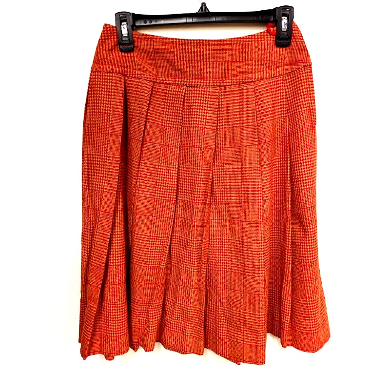 1970s Pendleton Wool Houndstooth Shirt/Skirt Set