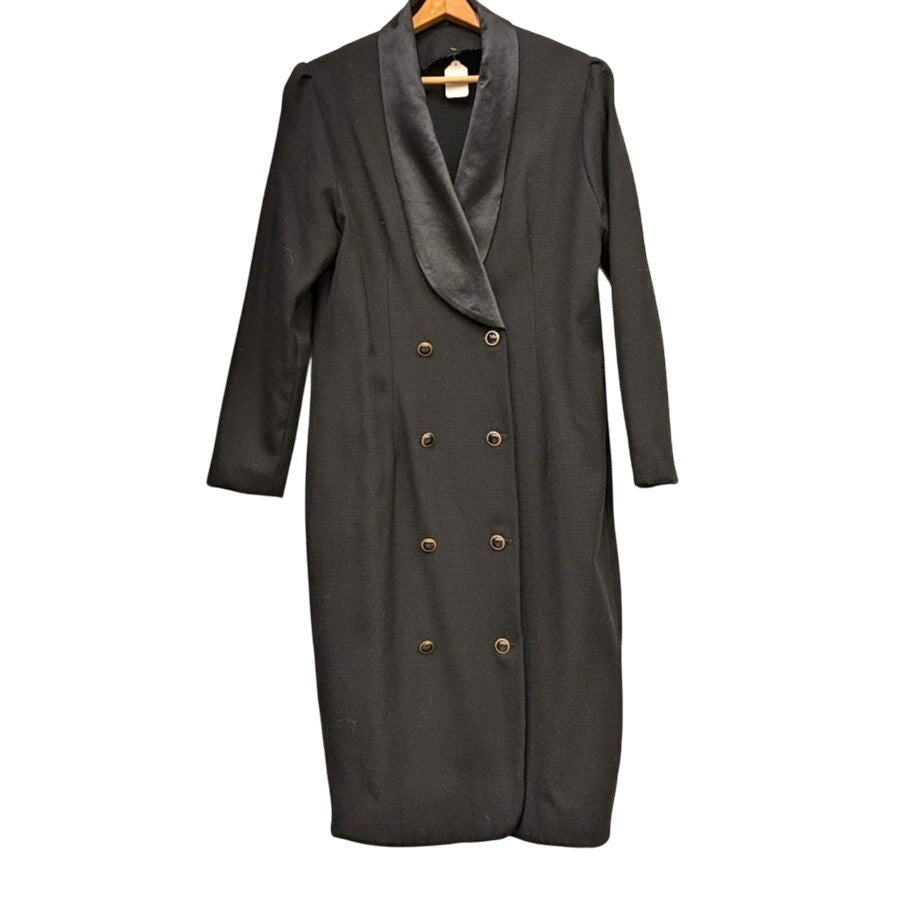 Vintage Black Formal Duster