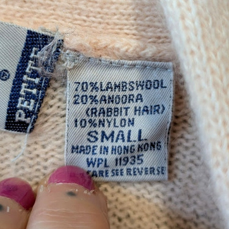 Vintage Diversity Blush Pink Wool Sweater