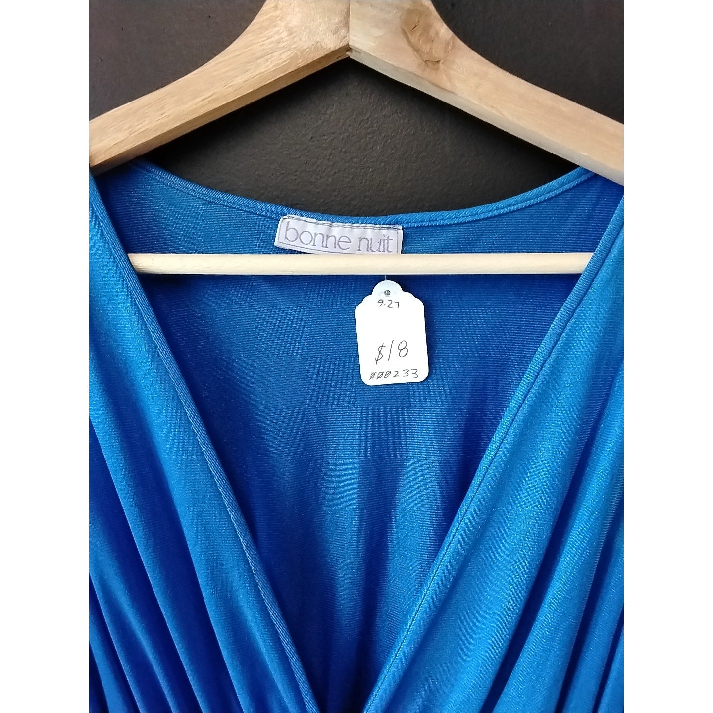 Vintage Blue Bonne Nuit Maxi Night Gown