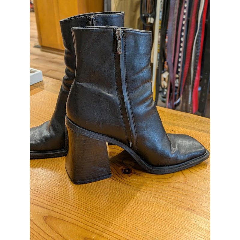 Circus Black Chunky Heel Boots