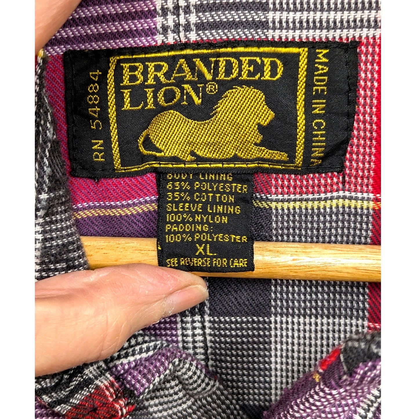 Branded Lion Insulated Flannel Jacket