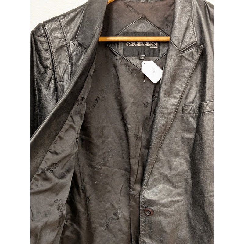 80s Casablanca Leather Jacket