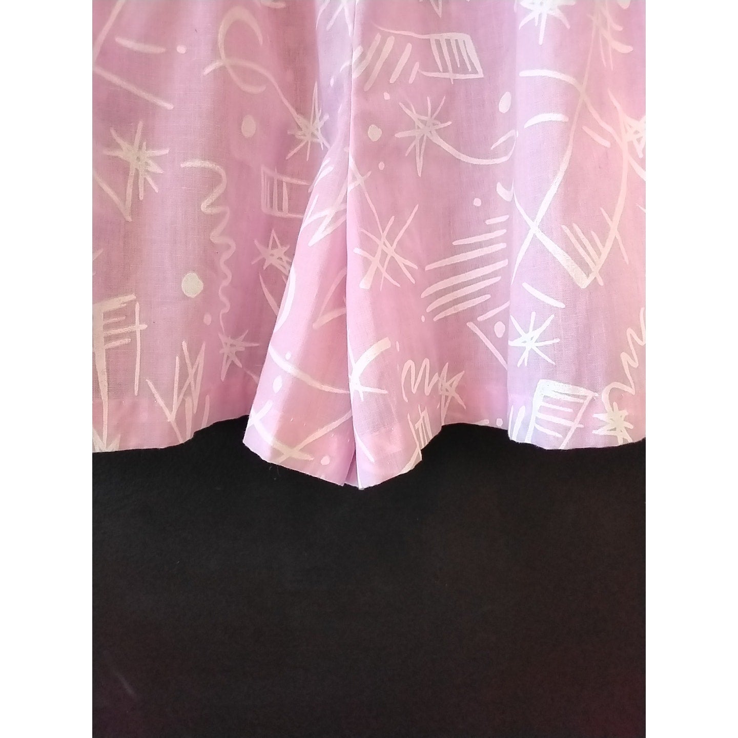 Pink & White Vintage Duck Soup Romper w/ Button Up Top