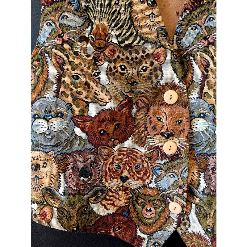Vintage Facets Animal Vest