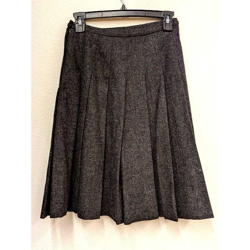 Vintage Pendleton Gray Wool Jacket and Skirt Set