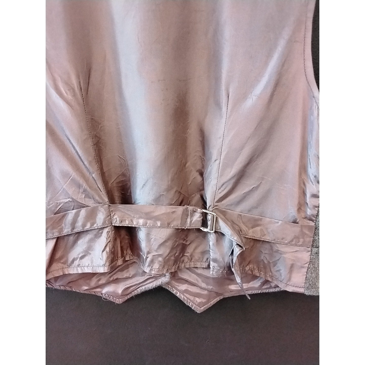 Vintage Grey and Mauve Wool Vest