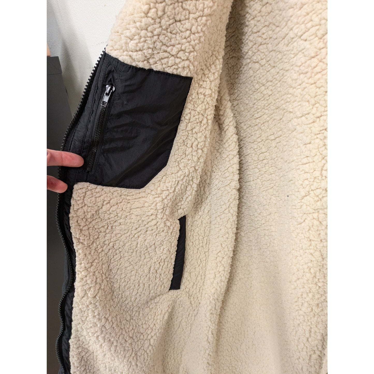 Black Sherpa Lined Puffer Parka