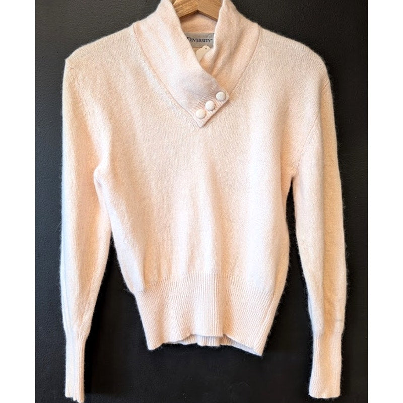 Vintage Diversity Blush Pink Wool Sweater