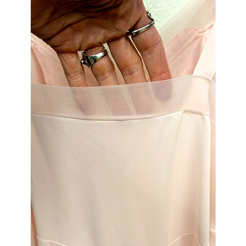 Vintage Pink Slip Dress