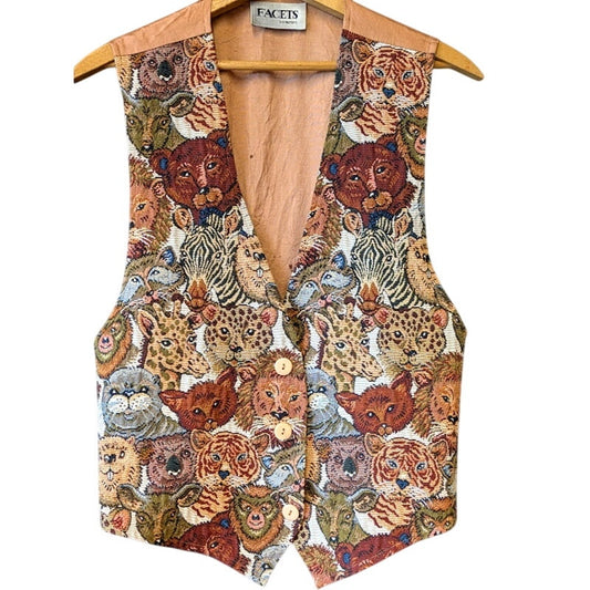 Vintage Facets Animal Vest