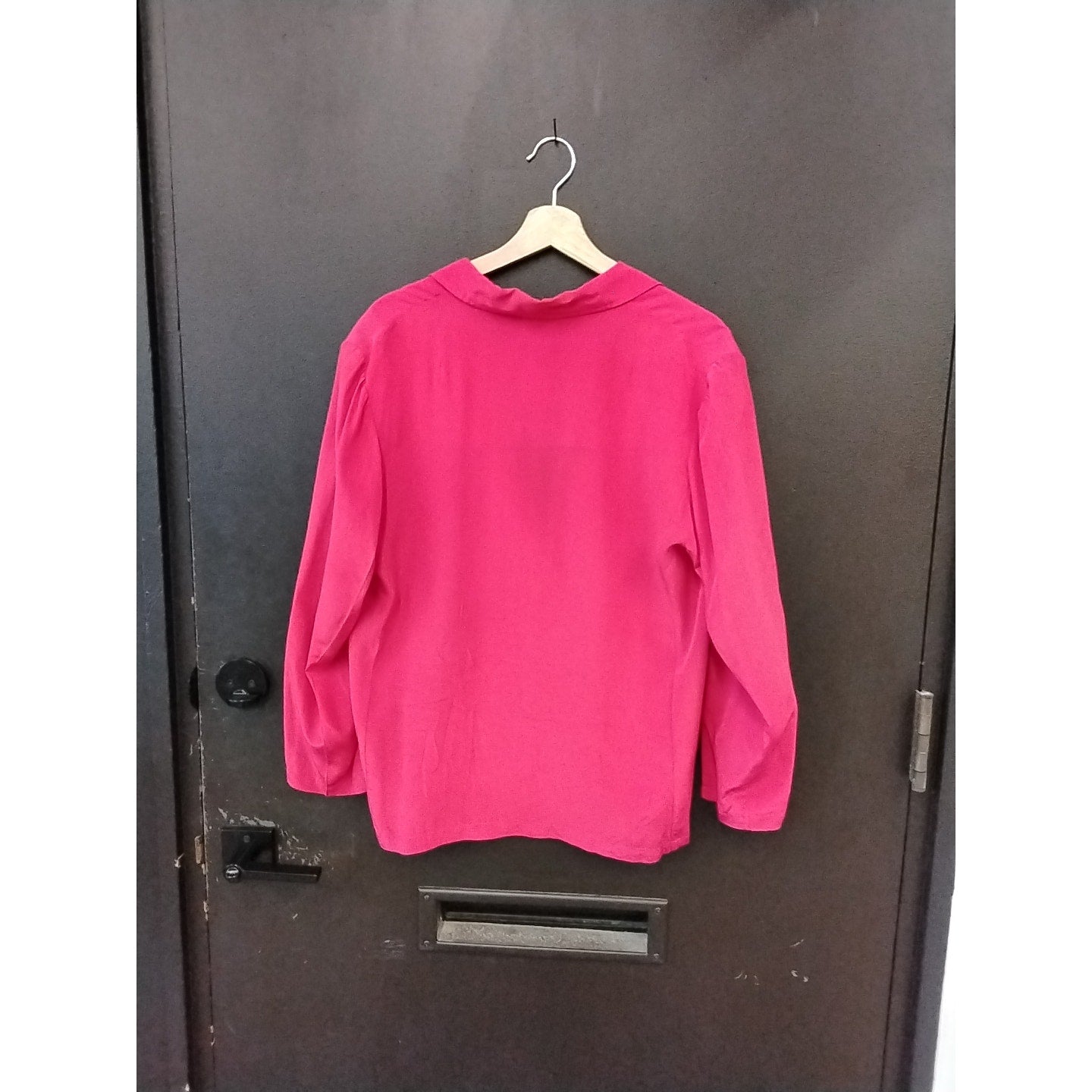 Royal Silk Raspberry Blouse