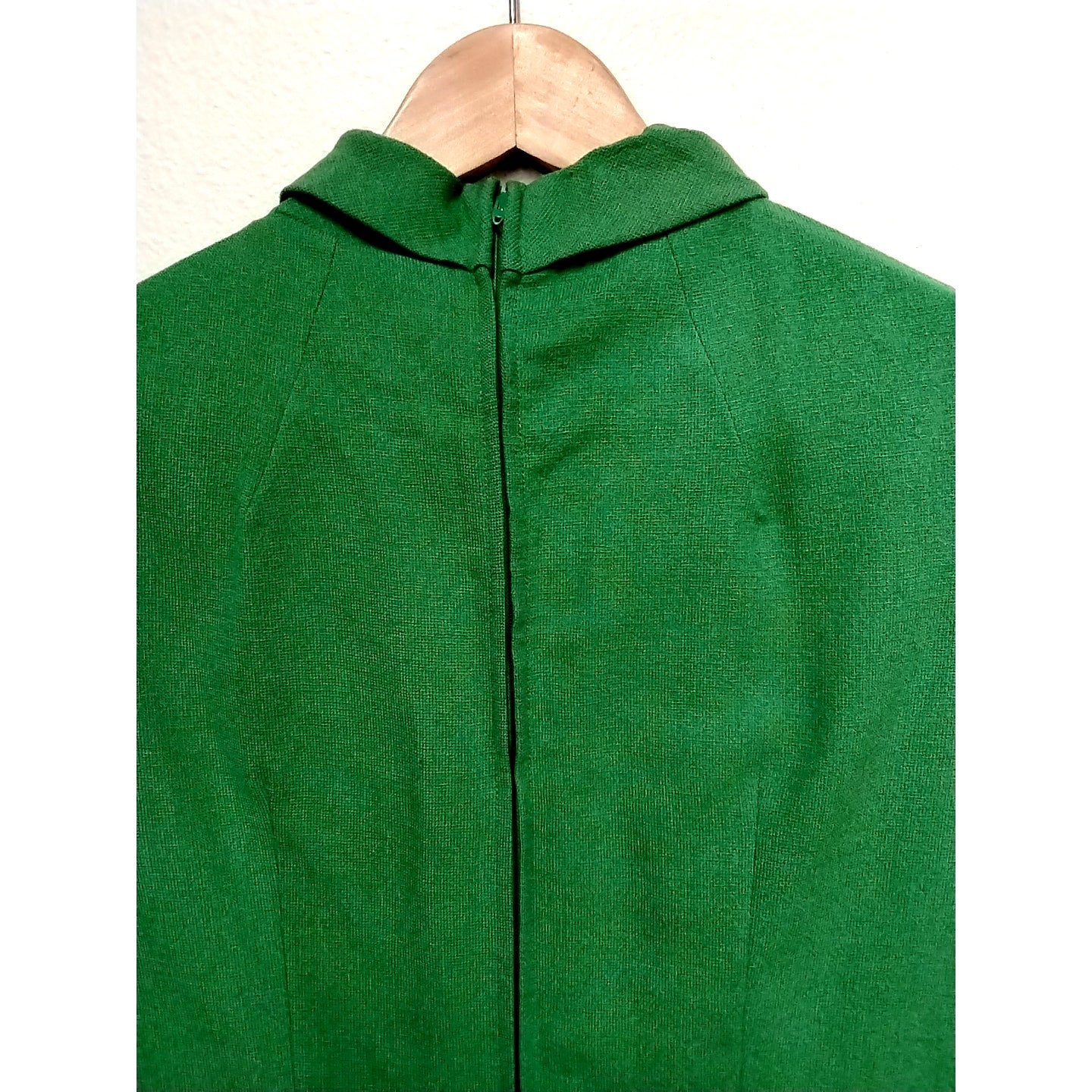 1960s Green Pendleton Wool Dress