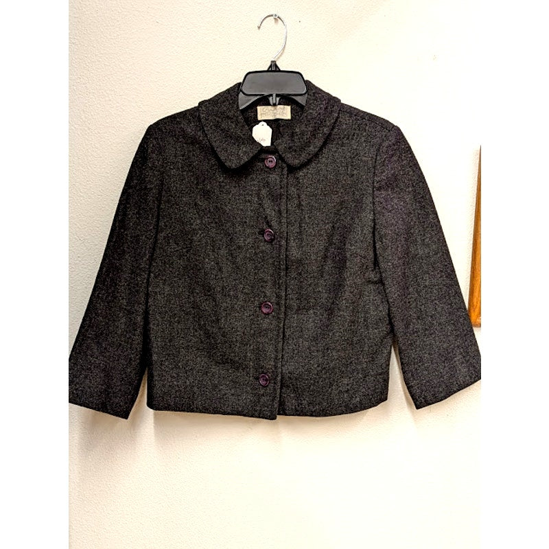 Vintage Pendleton Gray Wool Jacket and Skirt Set
