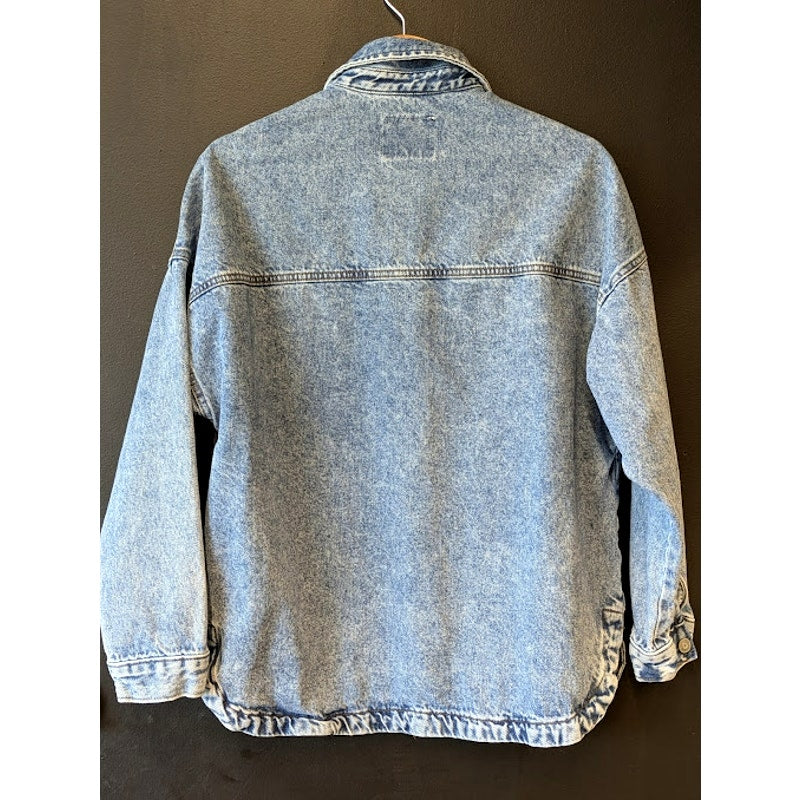 Celebrity Pink Light Wash Denim Jacket