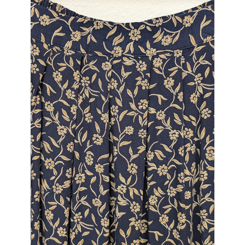 1990s H. Apparel Co. Midi Floral Skirt