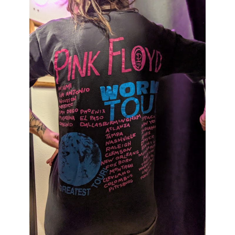 Vintage Single Stitch Pink Floyd World Tour T-shirt