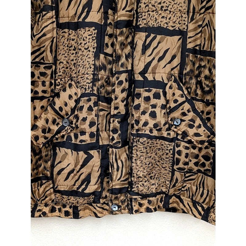Clio Animal Print Silk Jacket