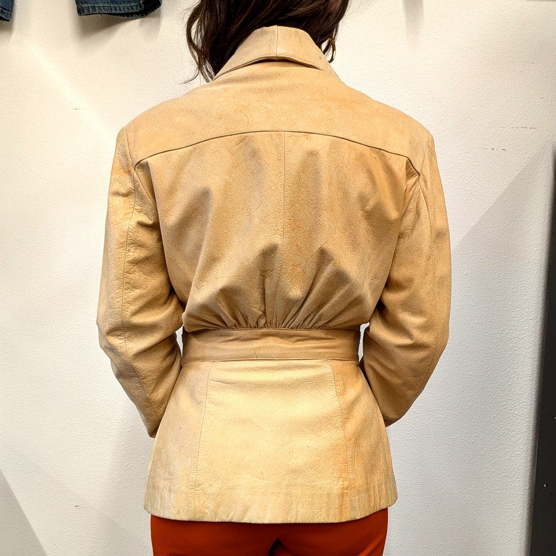 Adventure Bound Tan Leather Jacket