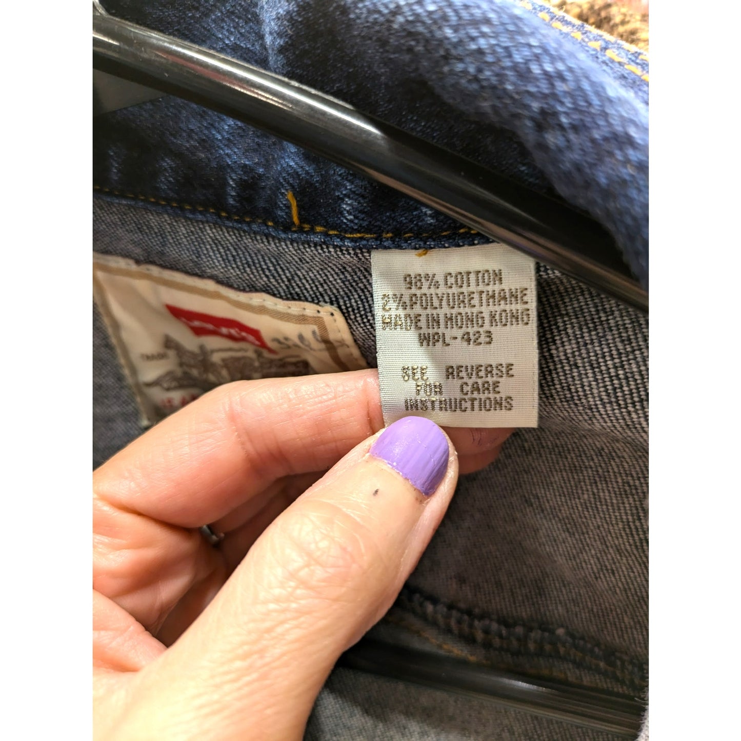 Dark Wash Levi's Denim Women's Jacket