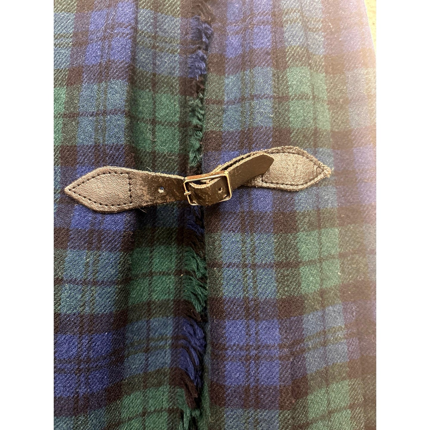 Vintage Pendleton Wool Plaid Wrap Skirt