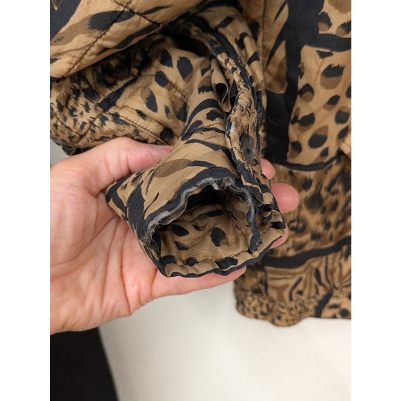 Clio Animal Print Silk Jacket