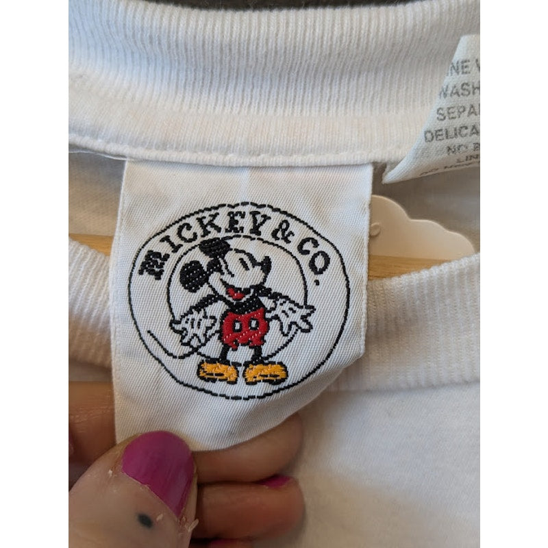 Vintage Embroidered Mickey Mouse Tee
